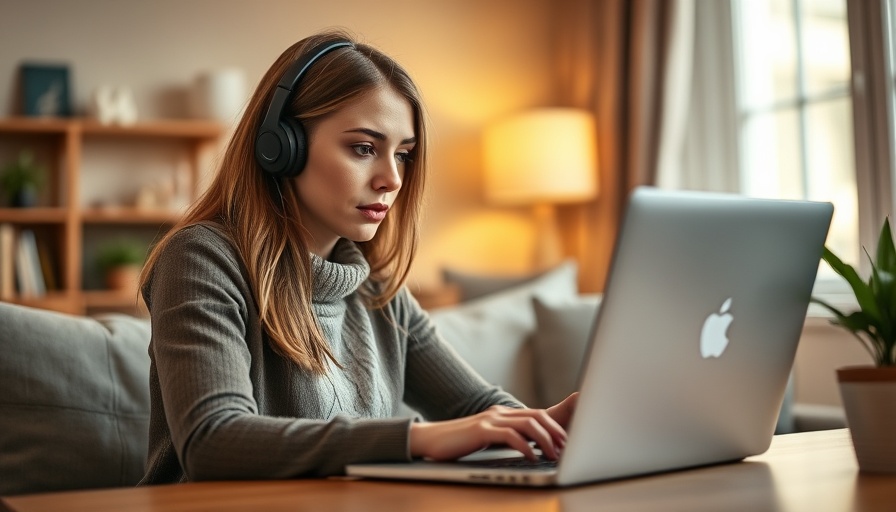 Woman working remotely showcasing workplace flexibility in trade.