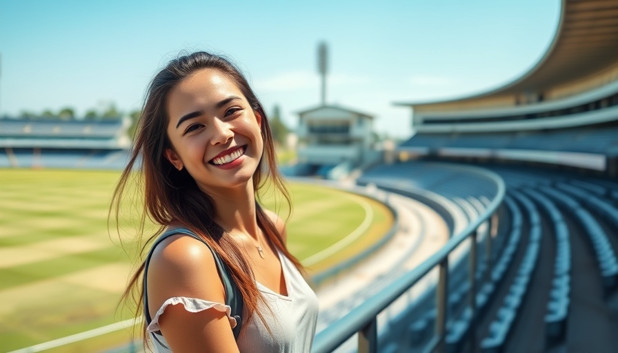 Sipokazi Sokanyile global cricket enthusiast at stadium