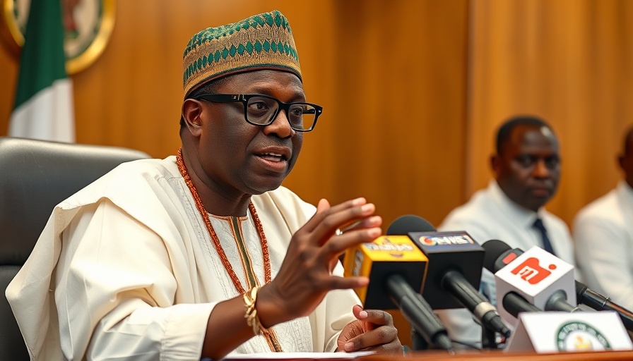 Kano State government official addressing media on corruption allegations.
