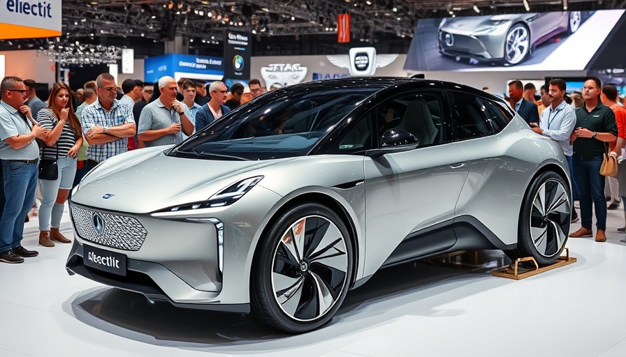Futuristic EV showcased at Germany Munich Auto Show.