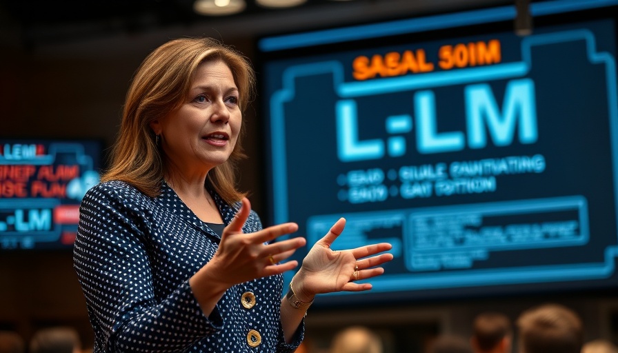 Knowledgeable woman explains LLM as a Judge concept.