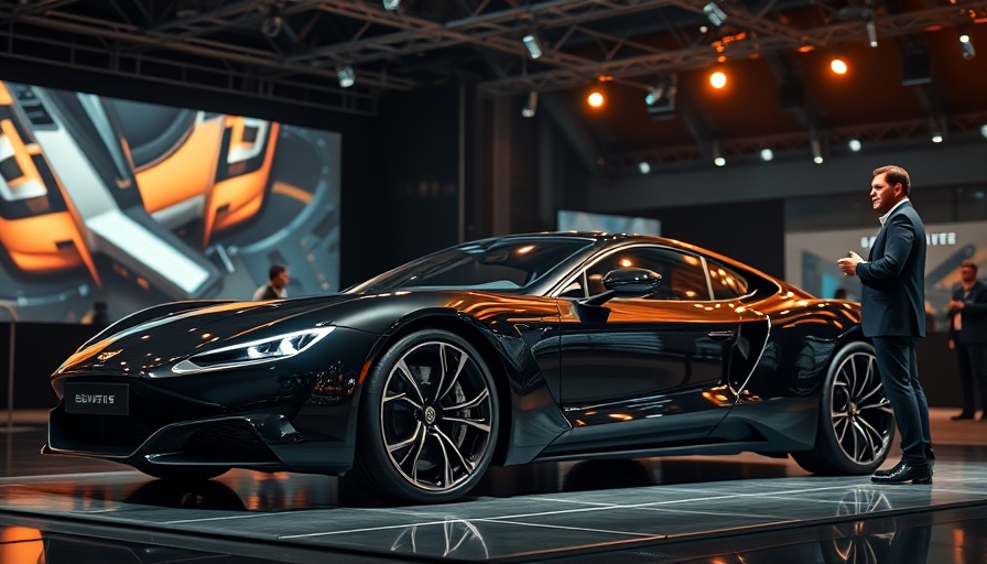 Carloha vehicle ownership experience with luxury car on display.