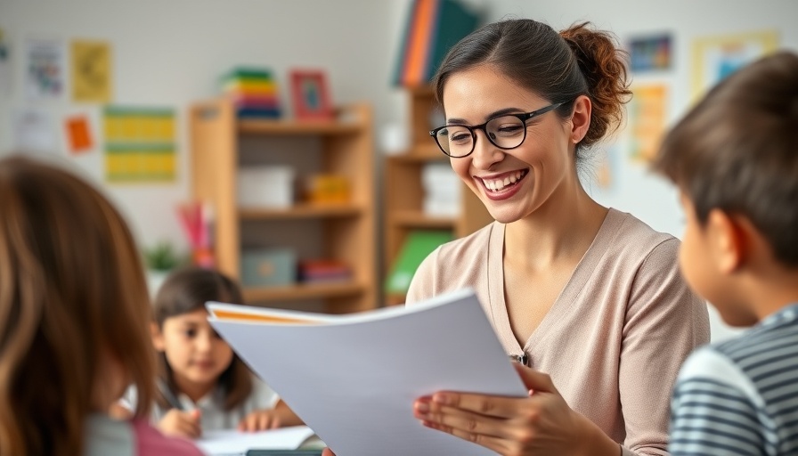 Teacher at virtual school demonstrating work-life balance from home.