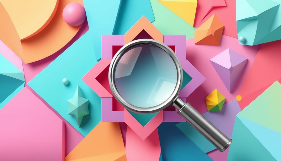 Abstract vibrant design symbolizing AI Mode in Google Search.