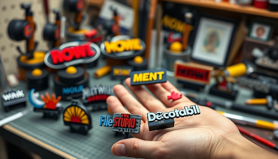 AI-powered creativity and cinematic transformations with miniature movie logos.