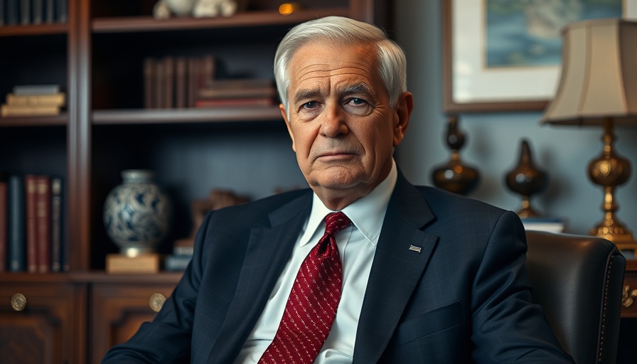 Distinguished older man in office, potential TikTok acquisition discussion opportunity.