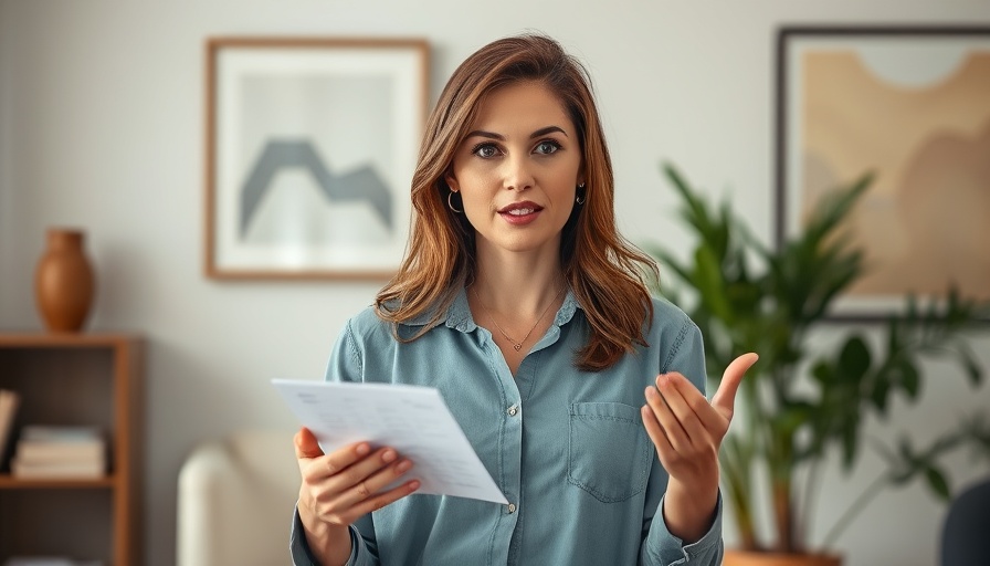 Woman explaining statistics on criminal networks recruiting minors.