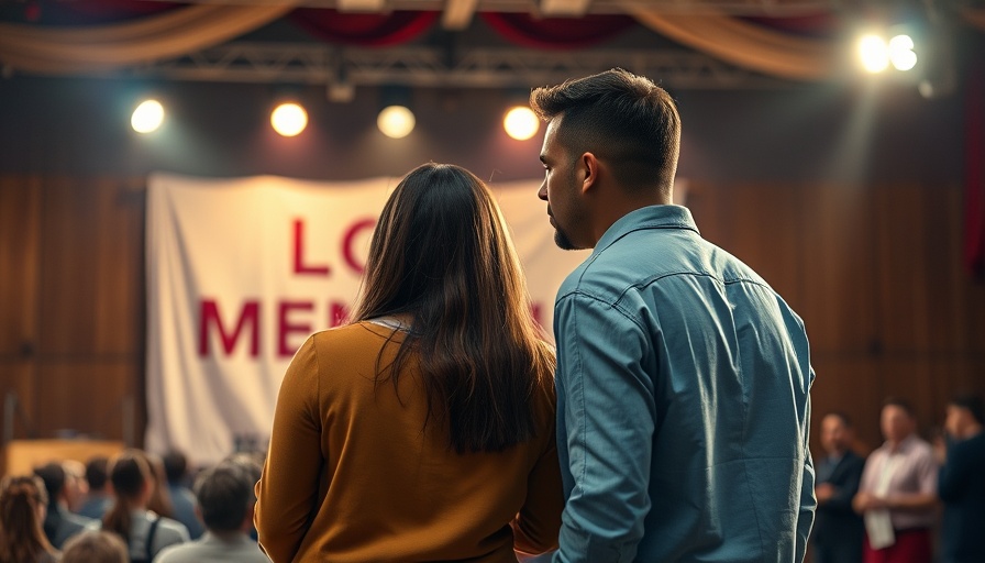 Charlie Kirk memorial impact on conservative politics at event with stage lights.