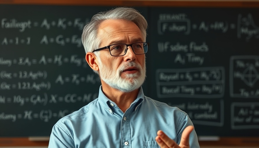 Middle-aged presenter explores LLM bias in AI judgment.