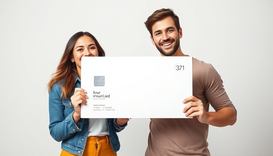 Happy young individuals with giant virtual card, celebrating zero-fee transfers in Nigeria.