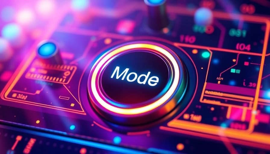 Google AI Mode button for video creation in a colorful futuristic interface.