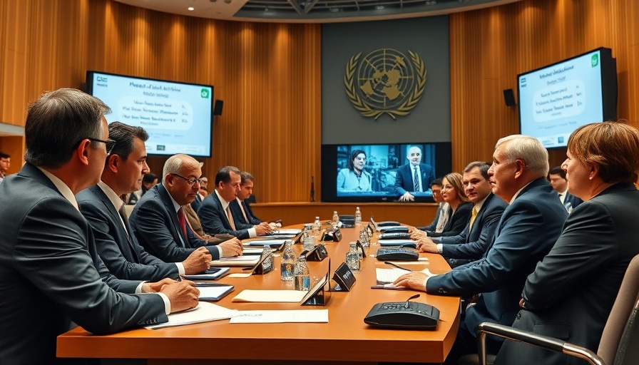 Panel discussing democracy at UN conference, protect democracy from authoritarianism.