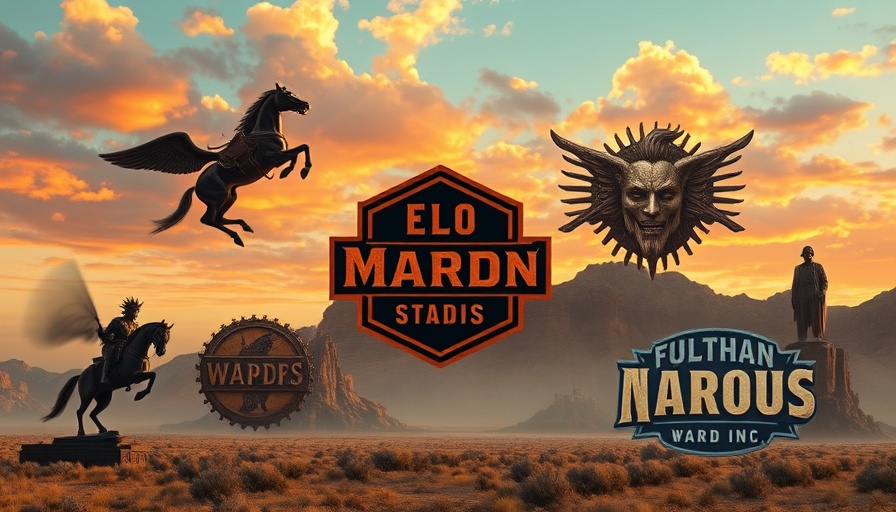 AI-powered creativity and cinematic transformations of classic studio logos in surreal landscapes.