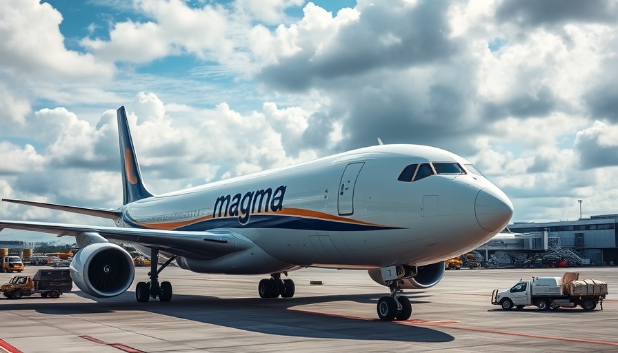 Magma Aviation fleet expansion: cargo plane at airport
