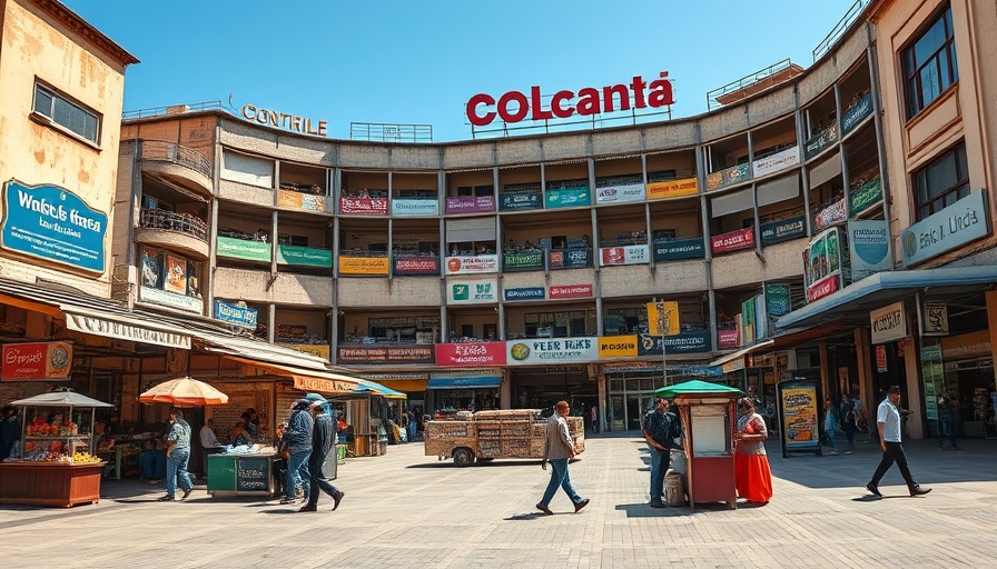 Street vendors in South Africa highlighting unemployment crisis.