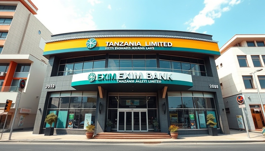 Exim Bank Tanzania building showcasing Tanzania trade finance environment.