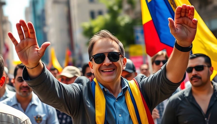 Colombian President Petro addresses crowd, dismissing US visa revocation.