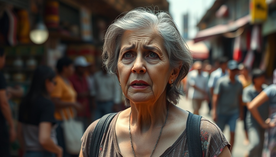 Emotional woman outdoors amid potential ceasefire in Gaza.