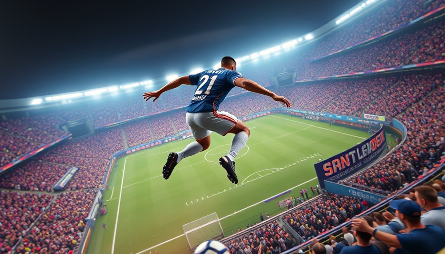 Unreal Engine African gaming football scene with dynamic player.