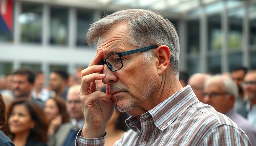 Thoughtful man at event illustrating Mali's struggle for freedom of expression.