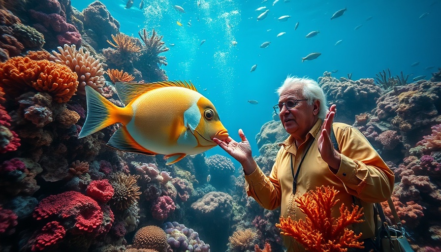 How Shipwrecks Become Reefs: Passionate marine educator with colorful reef.