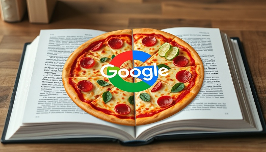 AI and Google for Learning: Interactive pizza illustration in book.