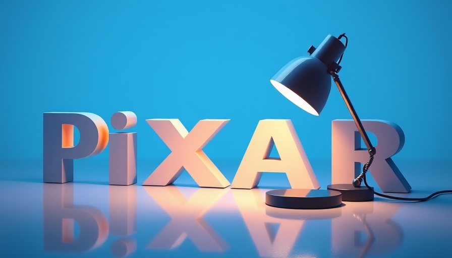 AI-powered creativity and cinematic transformations with Pixar logo and lamp.
