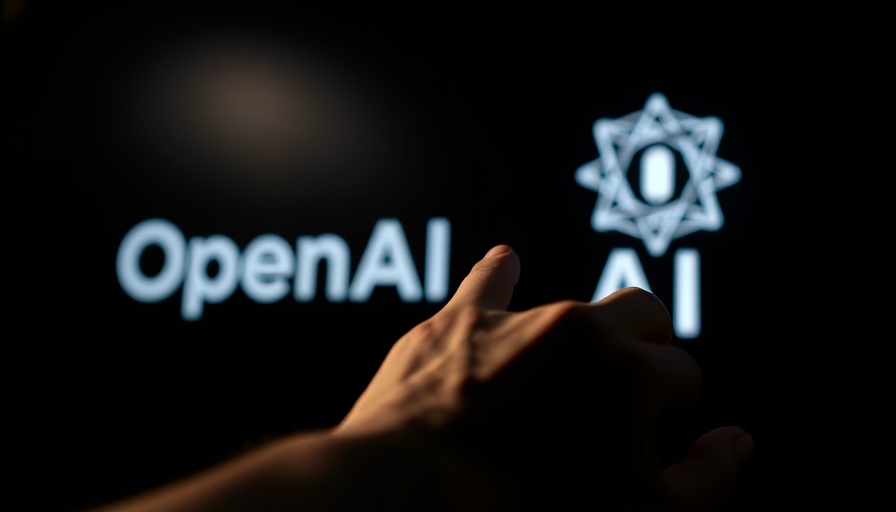 Dramatic hand reaching for OpenAI logo, AI video generation for e-commerce.