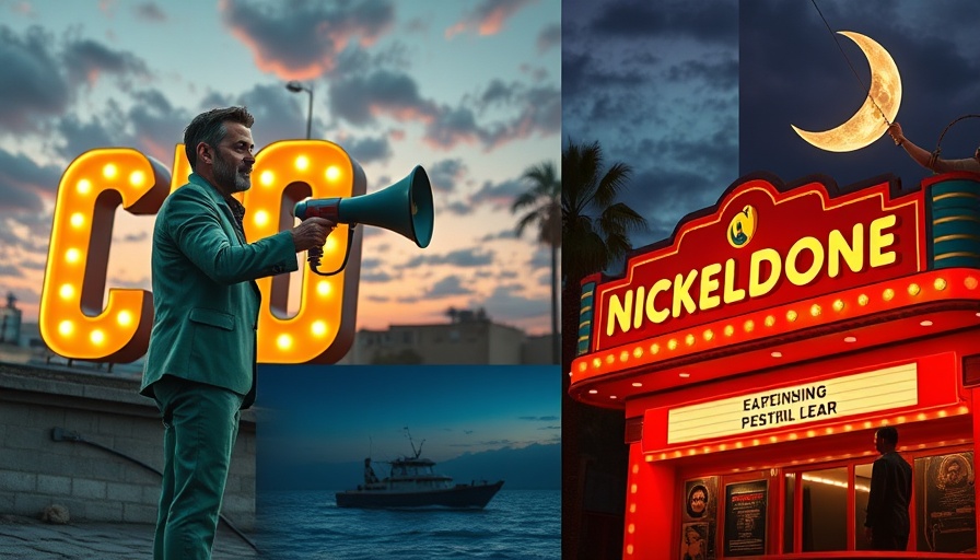 AI-powered creativity and cinematic transformations in movie-making collage