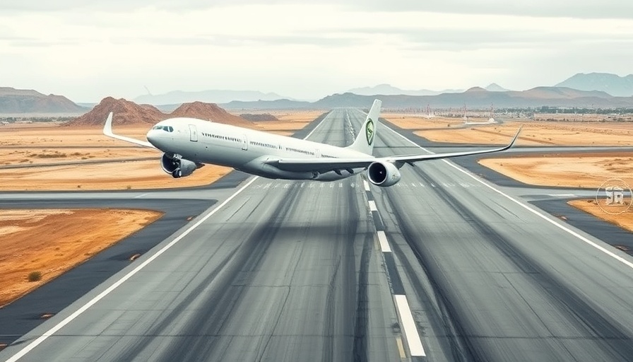 Cargo plane taking off as part of African cargo expansion.
