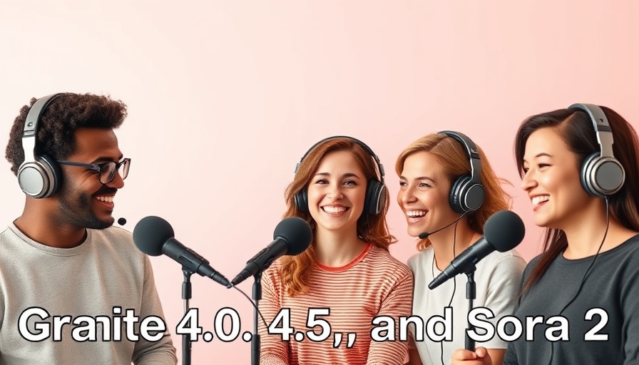 Efficient AI Models Granite 4.0 podcast discussion with diverse group.