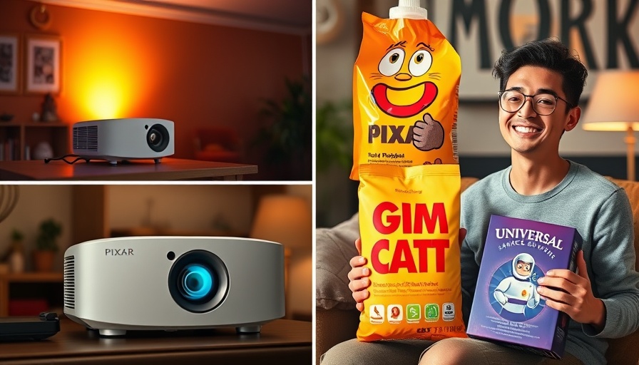 Humorous ad collage showcases AI-powered creativity and cinematic transformations