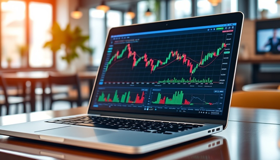 Laptop with trading graphs, investment platforms in Nigeria scene.