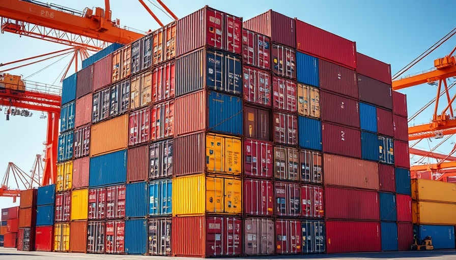 Shipping containers at Nigerian ports suggesting solutions to gridlock.