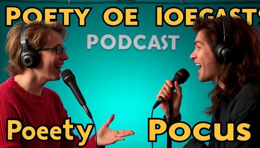 Podcast hosts discussing engaging ways of finding wonder in poetry.