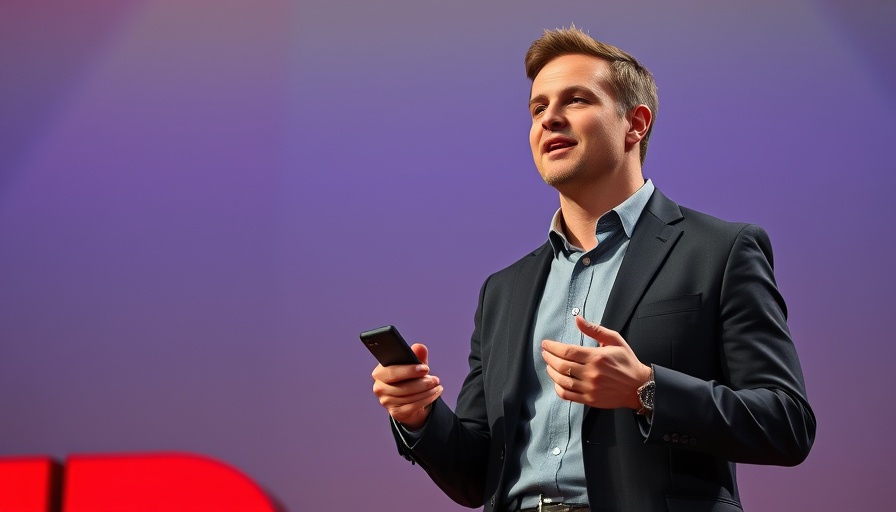 Life-Saving Secrets in Your Baby’s DNA presentation, man speaking at TED Talk