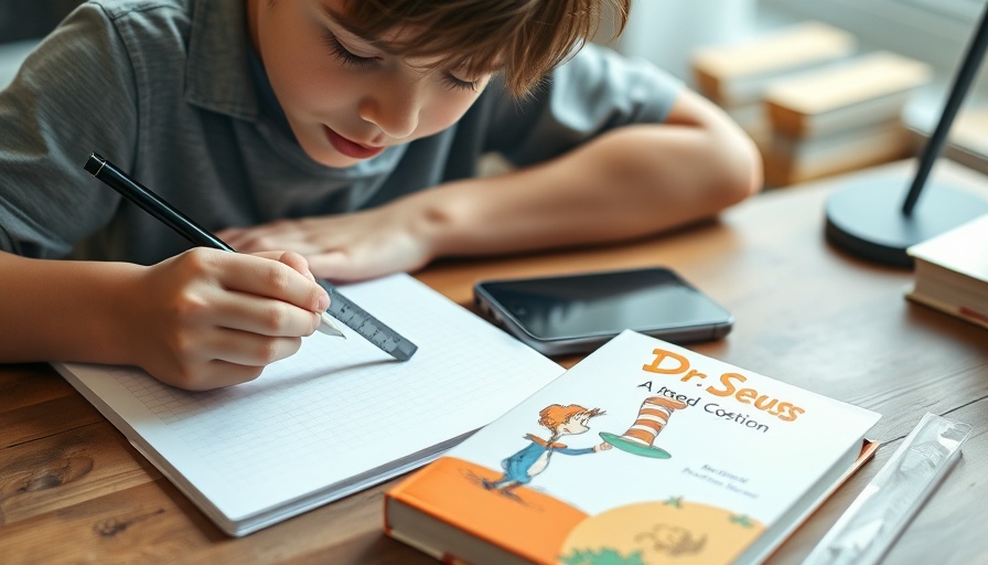 Inclusive education study scene with book and phone.