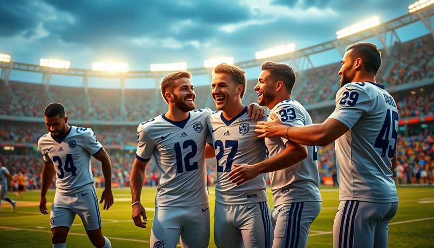 AI sports betting insights in a lively football stadium reunites players.