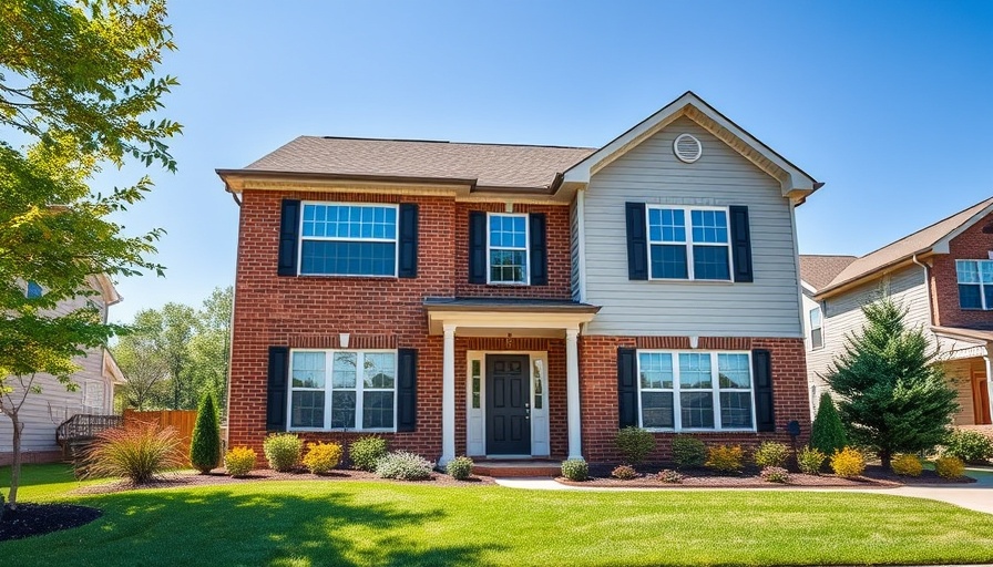 Modern Loganville home for sale, two-story house, near Atlanta.