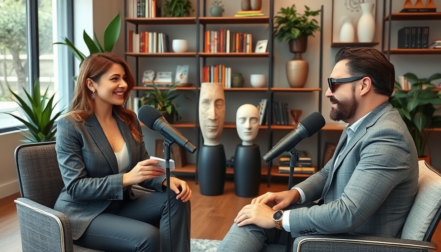 Engaging discussion on the impact of the Gaytriarchy, two people in a studio.