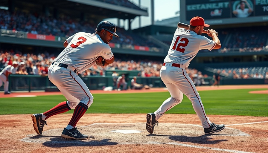 AI sports betting in baseball game action.