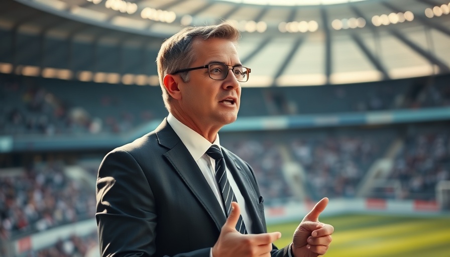 AI sports betting: expert analysis in a stadium setting.