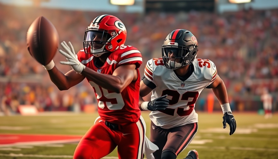 NFL predictions: intense football action featuring players.