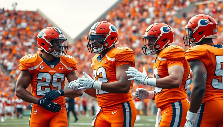 AI sports betting insights with dynamic football game scene.