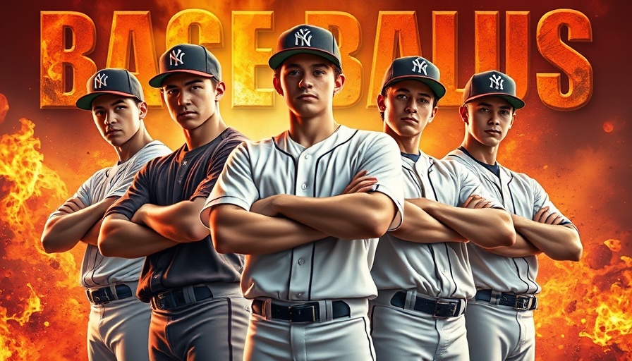 AI sports betting promotional image featuring baseball players.