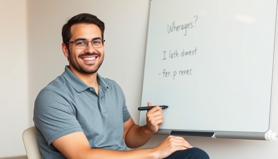 Man writing on whiteboard, discussing AI sports betting.