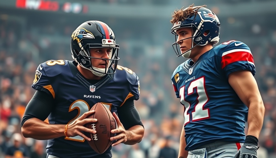 NFL predictions: Ravens and Giants players in action, strategic expressions.