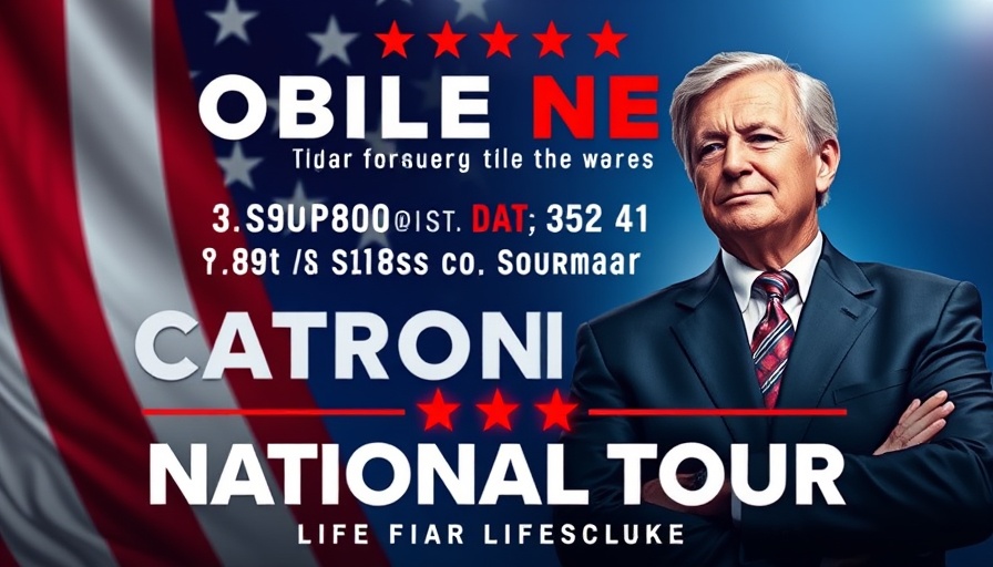Turning Point Tour LIVE event poster with tour details.