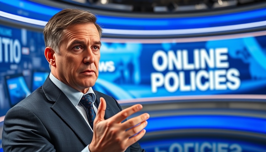 News segment on censorship and freedom of speech, politician discusses Google policies.