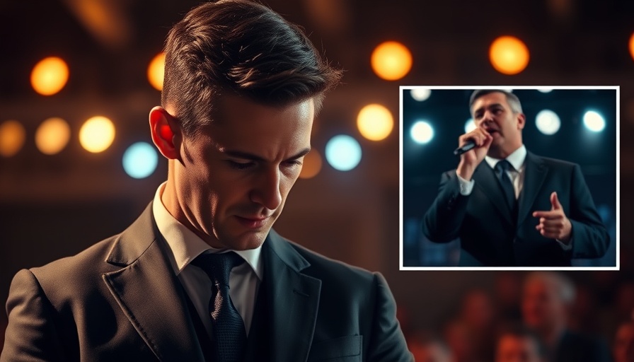 Charlie Kirk We Will Never Back Down moment with heartbroken theme.